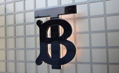 Backlit Signs for Burberry Logo