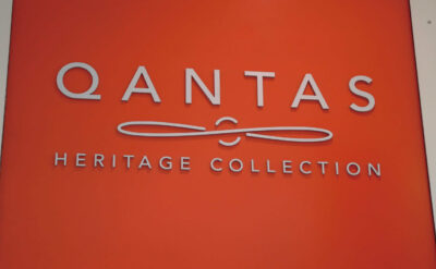 Laser Cut Acrylic Signs for Qantas