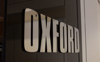 Laser Cut Stainless Steel Signs for Oxford