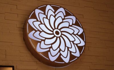 Round Light Box Signs