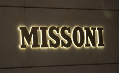 Side Lit Channel Letters for Missoni