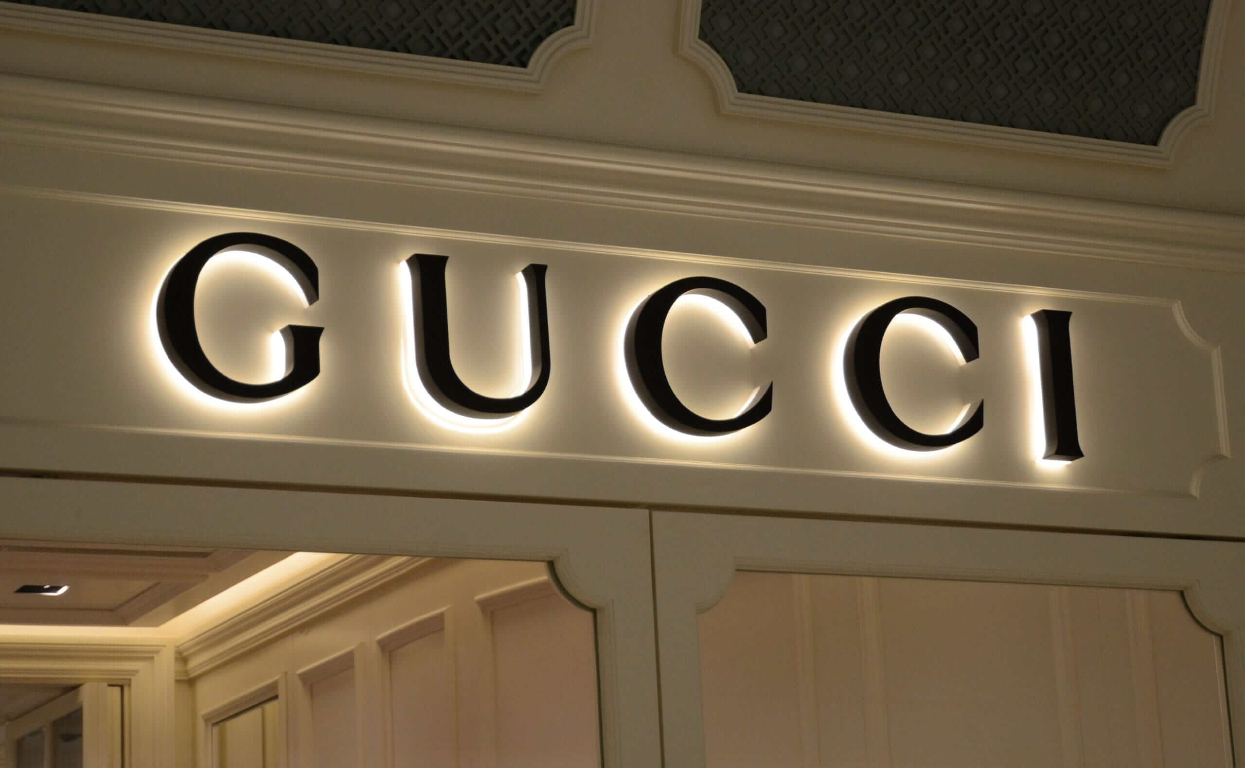 Backlit Channel Letters for Gucci