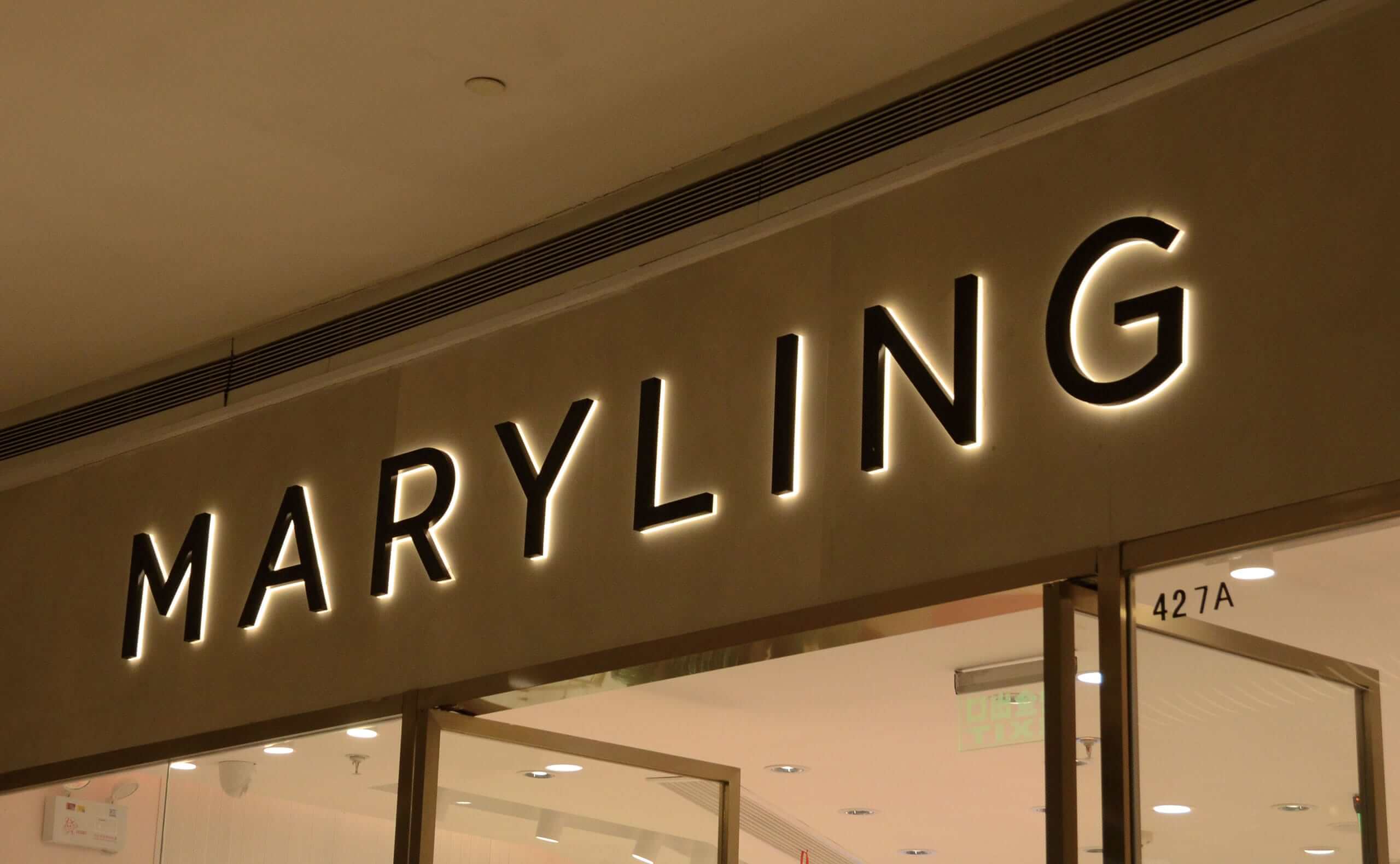 Backlit Channel Letters for Maryling