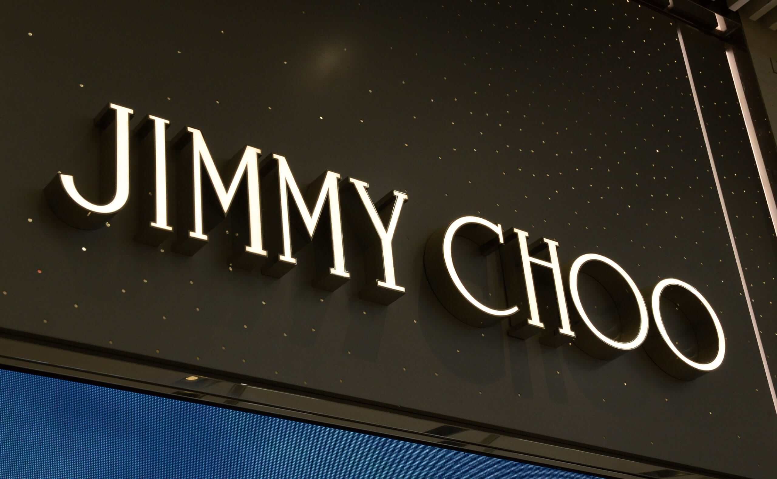 Front Lit Channel Letters for Jimmy Choo